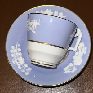 Spode Bone China England Maritime Rose R.4118 Saucer & Teacup
